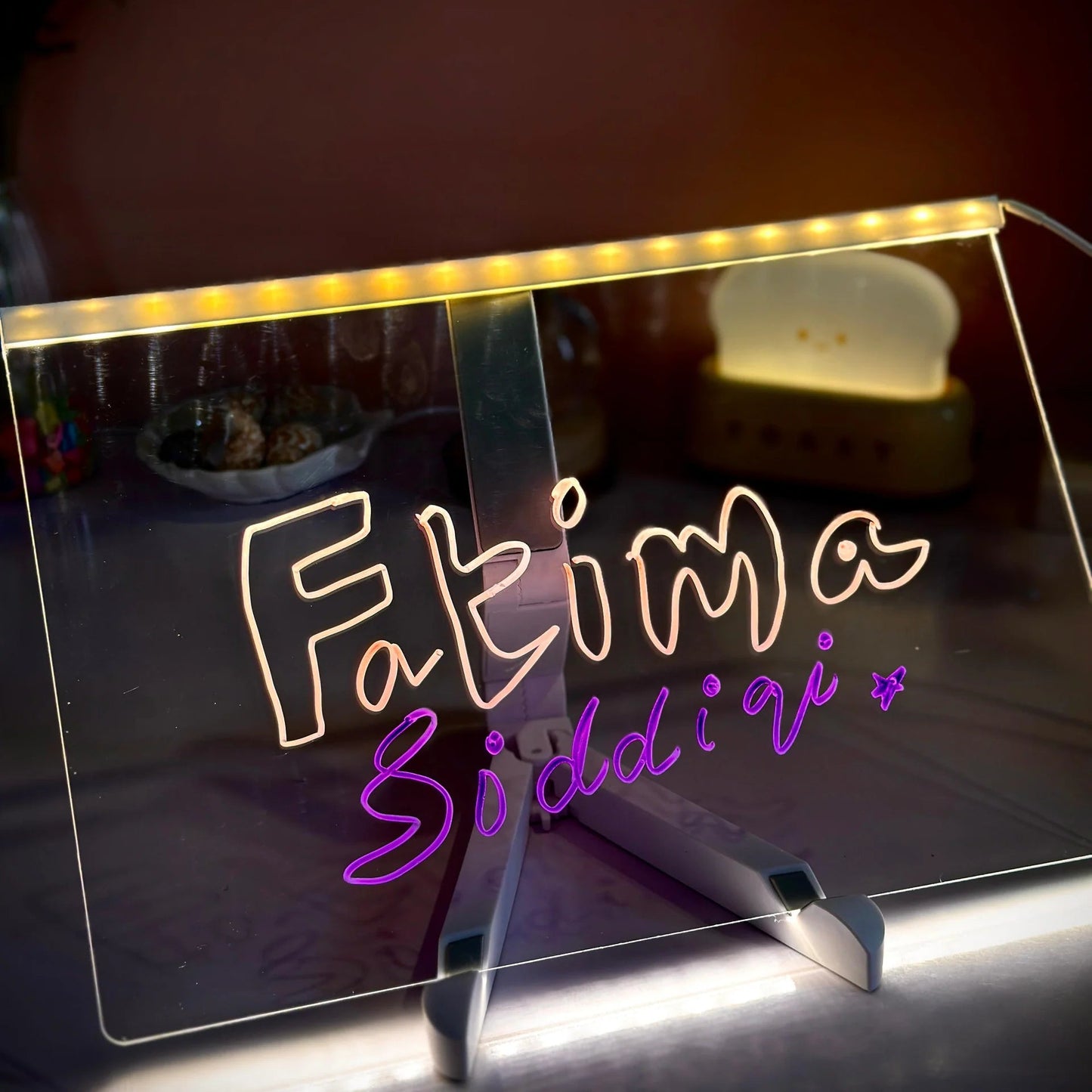 LED Note Board With Colors - Light Up Drawing Board for Kids
